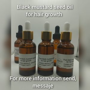Black mustard seed oil, for hair growth
